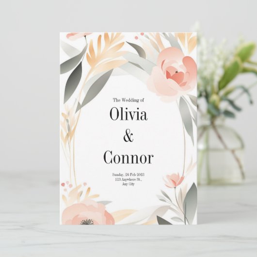 Faire-part de mariage (Debout devant)