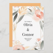 Faire-part de mariage (Devant / Derrière)