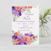 faire-part de mariage (Debout devant)