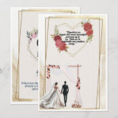 faire-part de mariage (Devant / Derrière)