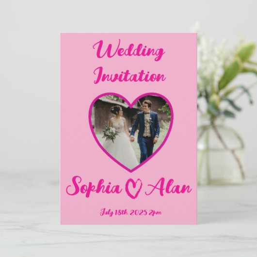 Faire-part de mariage (Debout devant)