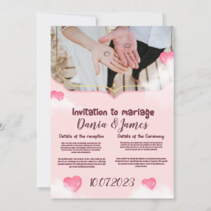 faire-part de mariage