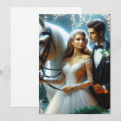 Faire-part de mariage (Devant / Derrière)