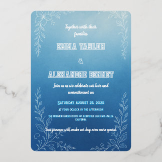 Faire-part de mariage