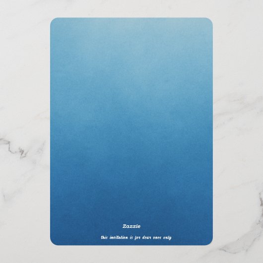 Faire-part de mariage (Verso)