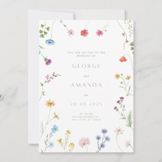 Faire-part de mariage (Devant)