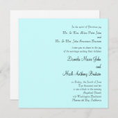 Faire-part de mariage (Devant / Derrière)