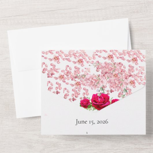 Faire-part de mariage (Verso)