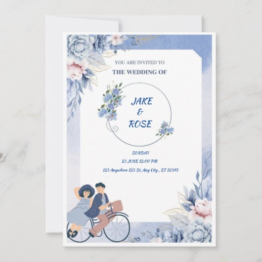 faire-part de mariage (Devant)
