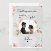 Faire-part de mariage (Devant / Derrière)