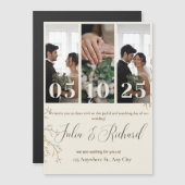 Faire-part de mariage (Devant / Derrière)