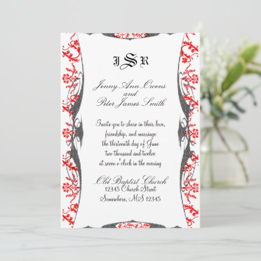 Faire-part de mariage (Debout devant)