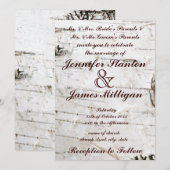 Faire-part de mariage (Devant / Derrière)