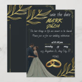 faire-part de mariage (Devant / Derrière)