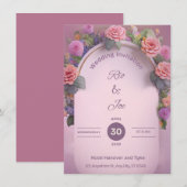 FAIRE-PART DE MARIAGE (Devant / Derrière)