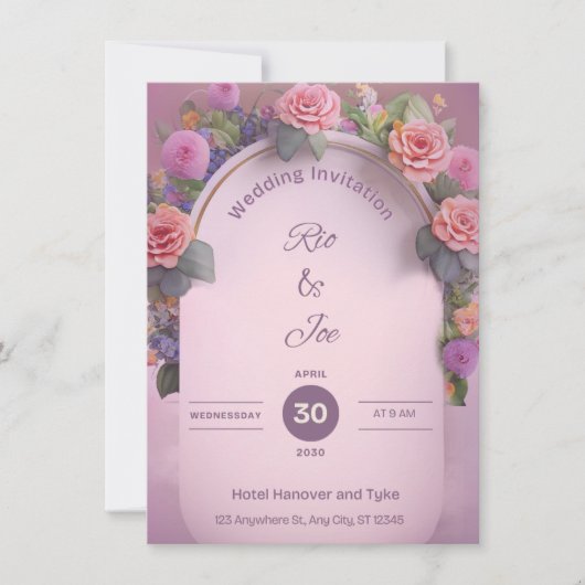 FAIRE-PART DE MARIAGE (Devant)