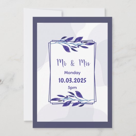 Faire-part de mariage (Devant)