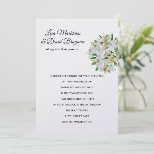 Faire-part de mariage (Debout devant)