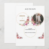 Faire-part de mariage (Devant / Derrière)