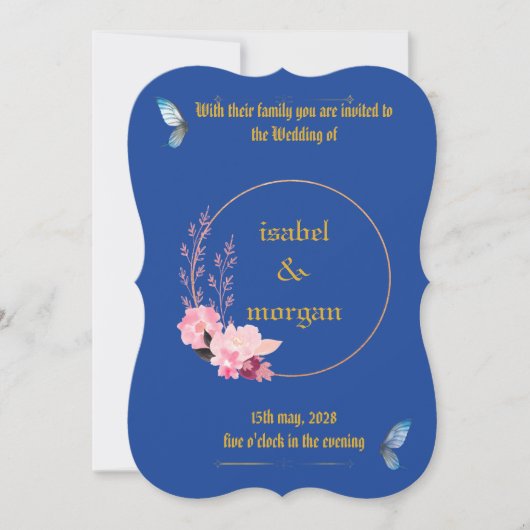 faire-part de mariage (Devant)