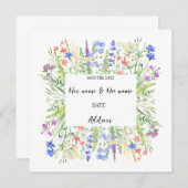 Faire-part de mariage (Devant / Derrière)