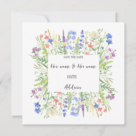 Faire-part de mariage (Devant)