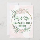 Faire-part de mariage (Devant)