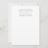 Faire-part de mariage (Dos)