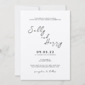 Faire-part de mariage (Devant)