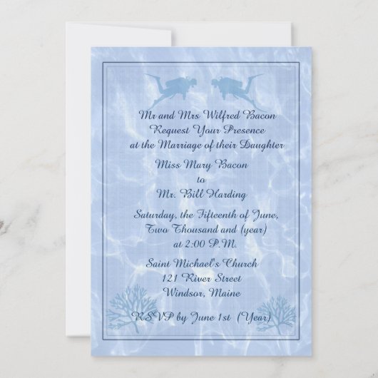 Faire-part de mariage (Dos)