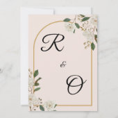 Faire-part de mariage  (Dos)