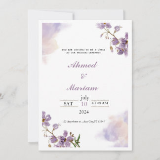 Faire-part de mariage
