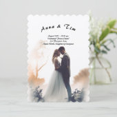 Faire-part de mariage (Debout devant)