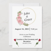 Faire-part de mariage (Devant)