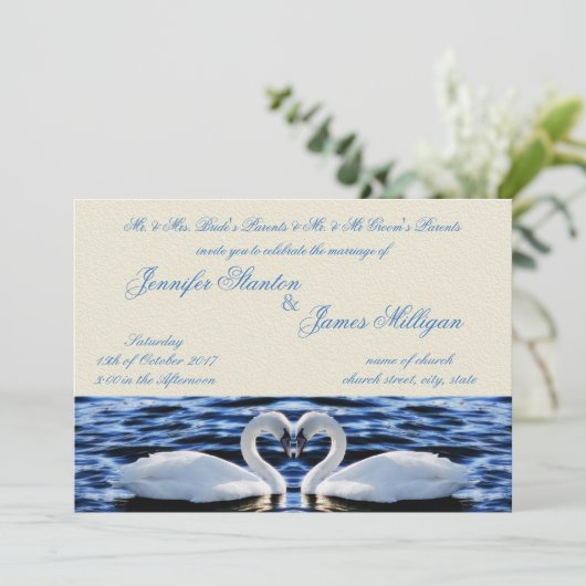 Faire-part de mariage (Debout devant)