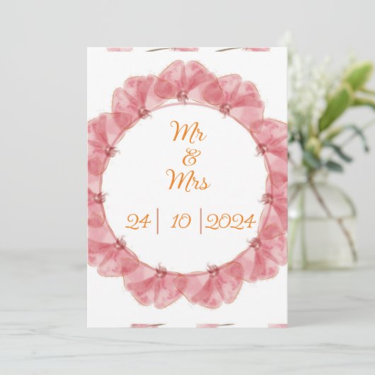 Faire-part de mariage (Debout devant)