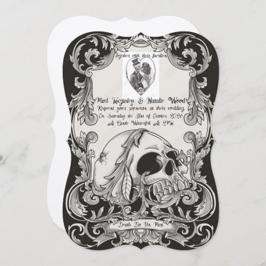 faire-part de mariage (Devant / Derrière)