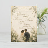 faire-part de mariage (Debout devant)