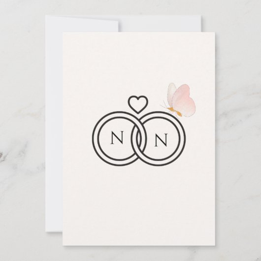 Faire-part de mariage (Dos)