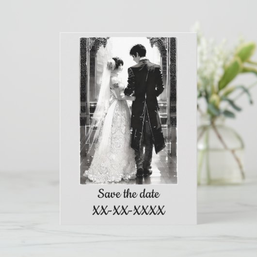 Faire-part de mariage (Debout devant)