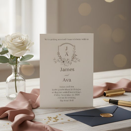 Faire-part de mariage