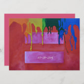 Faire-part de mariage (Devant / Derrière)