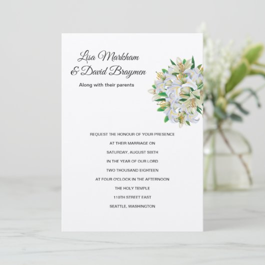 Faire-part de mariage (Debout devant)