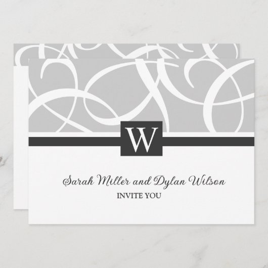 Faire-part de mariage (Devant / Derrière)