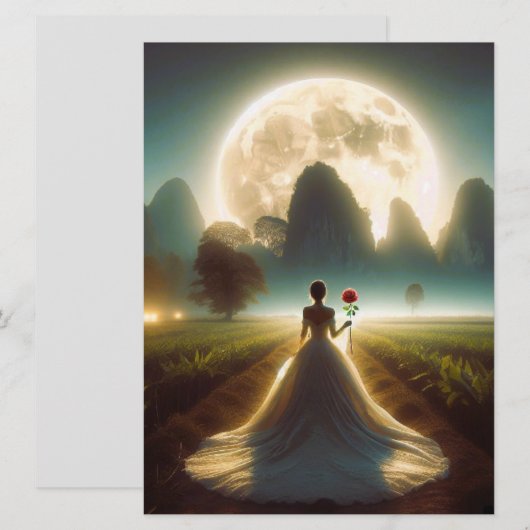 Faire-part de mariage (Devant / Derrière)