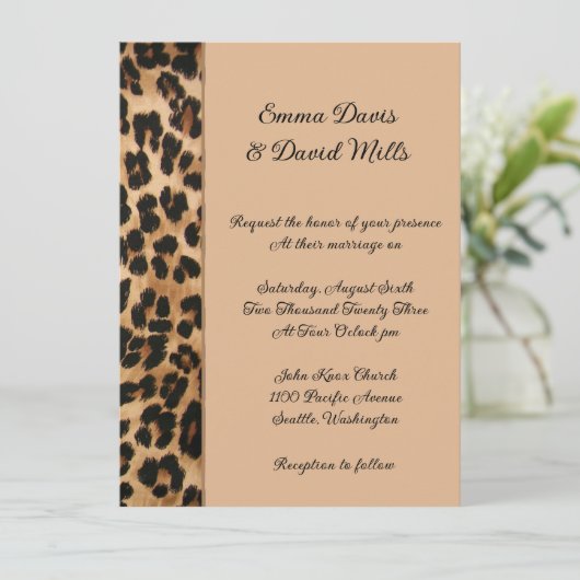 Faire-part de mariage (Debout devant)