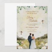 faire-part de mariage (Devant / Derrière)