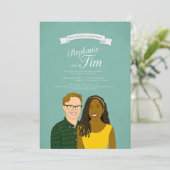 Faire-part de mariage (Debout devant)