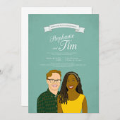 Faire-part de mariage (Devant / Derrière)