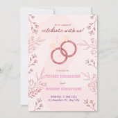 Faire-part de mariage (Devant)